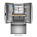 Kitchenaid® Counter-Depth French Door Refrigerator with Intelligent Auto Fill KRFC536SJP