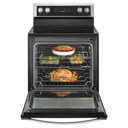 Openbox of Whirlpool® 6.4 Cu. Ft. Freestanding Electric Range with True Convection YWFE745H0FS (2 years warranty)