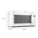 OPEN BOX Whirlpool® 30’ W 1.7 cu. ft Over the range Microwave with 900-Watts Cooking Power YWMMS3130RW*