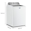 OPEN BOX *Maytag® 5.4 Cu Ft. Top Load Agitator Washer with Extra Power and Pet Pro Option MTW5605RW