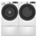 **Open box of Whirlpool® 7.4 cu. ft. Smart Front Load ENERGY STAR® Electric Dryer with Wrinkle Shield™ Option YWED5720RW