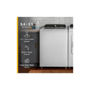 * OPEN BOX Whirlpool® 5.4 - 5.5 Cu. Ft. I.E.C. Capacity Top Load Washer with Removable Agitator WTW5057LW