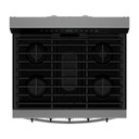 Open Box Whirlpool® 30-inch Smart Gas Range with Air Cooking Technology, Steam/Self Cleaning, Rapid Preheat 5.3 CuFt Capacity WFGS7530RZ