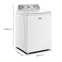 Maytag® 4.0 Cu. Ft. Top Load Washer with Extra Power Cycle MTW3805TW