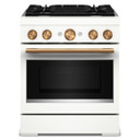 KitchenAid® 30-Inch 4 Burner Commercial-Style Dual Fuel Range with No Preheat Air Fry Mode KFDS930SPL