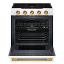 Kitchenaid® 5.0 Cu. Ft. Smart Slide-in Gas Range with Convection Cooking Modes and 2-in-1 Burner KSGS530SPL