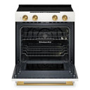 Kitchenaid® 5.3 Cu. Ft. Slide-in Electric Range with Two Even-Heat™ Hyper Elements and Convection Cooking Modes YKSES530SPL