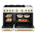 KitchenAid® 48-Inch 6 Burner Commercial-Style Dual Fuel Range with Griddle KFDD948SPL