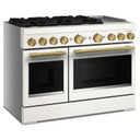 KitchenAid® 48-Inch 6 Burner Commercial-Style Dual Fuel Range with Griddle KFDD948SPL