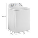 Open Box  Amana® 4.4 cu. ft. Top-Load Washer with High Efficiency Agitator NTW4519JW