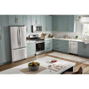 Open Box  Whirlpool® 24” Stainless Steel Dishwasher with AI Intelligent Wash and Tall Top Rack WDT740SALZ