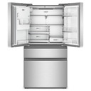 Whirlpool® 36-inch True Counter Depth 4-Door French Door Refrigerator with Nugget Ice - 22 cu. ft. WRMC7436TZ
