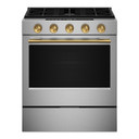 Open Box Kitchenaid® 5.0 Cu. Ft. Smart Slide-in Gas Range with Convection Cooking Modes and 2-in-1 Burner KSGS530SPS