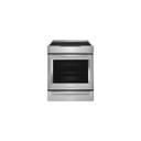 Open Box Kitchenaid® 30-Inch 4-Element Induction Slide-In Convection Range with Air Fry KSIS730PSS