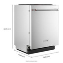 OPEN BOX Kitchenaid® 39 dBA PrintShield™ Finish Flush-to-Cabinet Dishwasher with FreeFlex™ Fit Third Level Rack KDTF924PPS