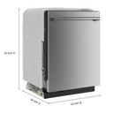 OPEN BOX Maytag® 24" Top Control Dishwasher with PowerBlast® cycle and Power Dry MDTS7024SZ