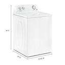 OPEN BOX Amana 4.0 cu. ft. Top-Load Washer with Dual Action Agitator NTW4516FW