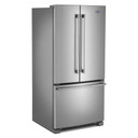 OPEN BOX Maytag® 33-Inch Wide French Door Refrigerator with Water Dispenser - 22 Cu. Ft MRFF5033PZ