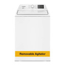 OPEN BOX 4.8 - 4.9 Cu. Ft. I.E.C. Whirlpool® Top Load Washer with 2-in-1 Removable Agitator. WTW4107SW