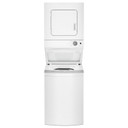 OPEN BOX Whirlpool® 1.8 cu.ft I.E.C. Electric Stacked Laundry Center 6 Wash cycles and AutoDry™ YWET4024HW