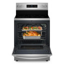 OPEN BOX Whirlpool® 30-inch Energy Star Electric Range with Air Cooking Technology, No Preheat Air Fry and Air Baking and Self Clean YWFES5030RZ