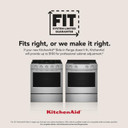 OPEN BOX Kitchenaid® 30-Inch 4-Element Induction Slide-In Convection Range with Air Fry KSIS730PSS