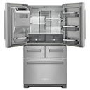 OPEN BOX 25.8 Cu. Ft. 36" Multi-Door Freestanding Refrigerator with Platinum Interior Design KRMF706ESS****