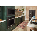 OPEN BOX 23.8 cu. ft. 36" Counter-Depth French Door Platinum Interior Refrigerator with PrintShield™ Finish KRFC704FBS
