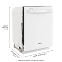 Whirlpool® 24” Dishwasher with AI Intelligent Wash and Tall Top Rack WDT740SALW