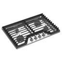 Whirlpool® 30-inch Gas Cooktop with EZ-2-Lift™ Hinged Cast-Iron Grates WCGK5030PS