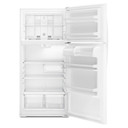 Whirlpool® 28-inches wide Top-Freezer Refrigerator with Optional Icemaker - 14 cu. ft. WRT314TFDW