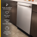 Whirlpool® 24-inch Wide Undercounter Refrigerator with Towel Bar Handle - 5.1 cu. ft. WUR35X24HZ