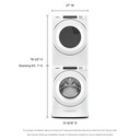 Whirlpool® 5.2 Cu. Ft. Front Load Washer with Quick Wash Cycle WFW5605MW