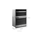 Whirlpool® 5.7 Total Cu. Ft. Combo Wall Oven with Air Fry When Connected WOEC5027LZ Whirlpool® 5.7 Total Cu. Ft. Combo Wall Oven with Air Fry When Connected WOEC5027LZ