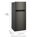 Whirlpool® 28-inch Wide Refrigerator Compatible With The EZ Connect Icemaker Kit - 18 Cu. Ft. WRT518SZKV