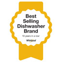 Whirlpool® 24” Stainless Steel Dishwasher with AI Intelligent Wash - 47 dBA WDTA50SAKB