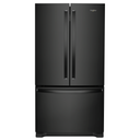 Whirlpool® 36-inch Wide Counter Depth French Door Refrigerator - 20 cu. ft. WRF540CWHB