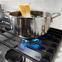 Whirlpool® 30-inch Gas Cooktop with EZ-2-Lift™ Hinged Cast-Iron Grates WCGK5030PB