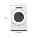 Whirlpool® 7.4 cu.ft Front Load Electric Dryer with Intiutitive Touch Controls YWED560LHW