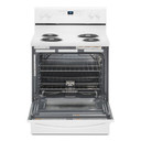 4.8 cu. ft. Whirlpool® electric range with Keep Warm setting YWFC150M0JW