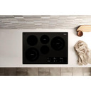 Whirlpool® 30-inch Electric Ceramic Glass Cooktop with Two Dual Radiant Elements WCE97US0KB