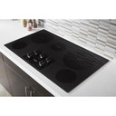 Whirlpool® 36-inch Electric Ceramic Glass Cooktop with Two Dual Radiant Elements WCE77US6HB