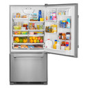 Maytag® 33-Inch Wide Bottom Mount Refrigerator - 22 Cu. Ft. MBF2258FEZ