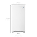 Maytag® 20 cu. ft. Frost Free Upright Freezer with LED Lighting MZF34X20DW