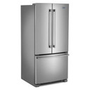 Maytag® 33-Inch Wide French Door Refrigerator with Water Dispenser - 22 Cu. Ft MRFF5033PZ
