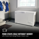 Maytag® Garage Ready in Freezer Mode Chest Freezer - 16 cu. ft. MZC5216LW