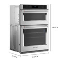 KitchenAid® 27" Combination Microwave Wall Oven with Air Fry Mode KOEC527PSS