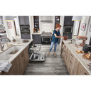 Kitchenaid® 44 dBA Dishwasher in PrintShield™ Finish with 360° Max Jets™ Third Rack KDFM404KBS