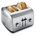 Kitchenaid® 4-Slice Toaster with Manual High-Lift Lever KMT4115SX
