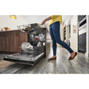 Kitchenaid® 44 dBA Dishwasher with 360° Max Jets™ Third Rack and LED Interior Lighting KDTM804KBS